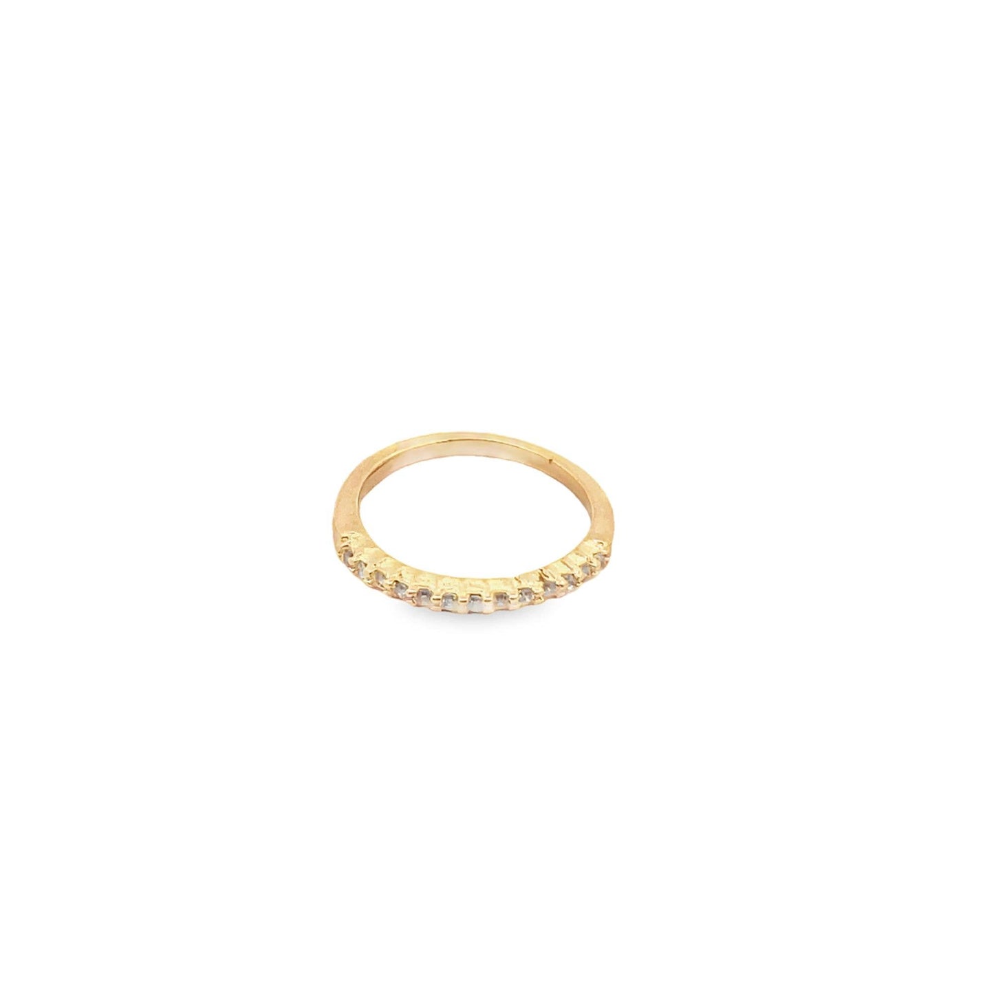 Slim Ring With CZ Stones (D47)