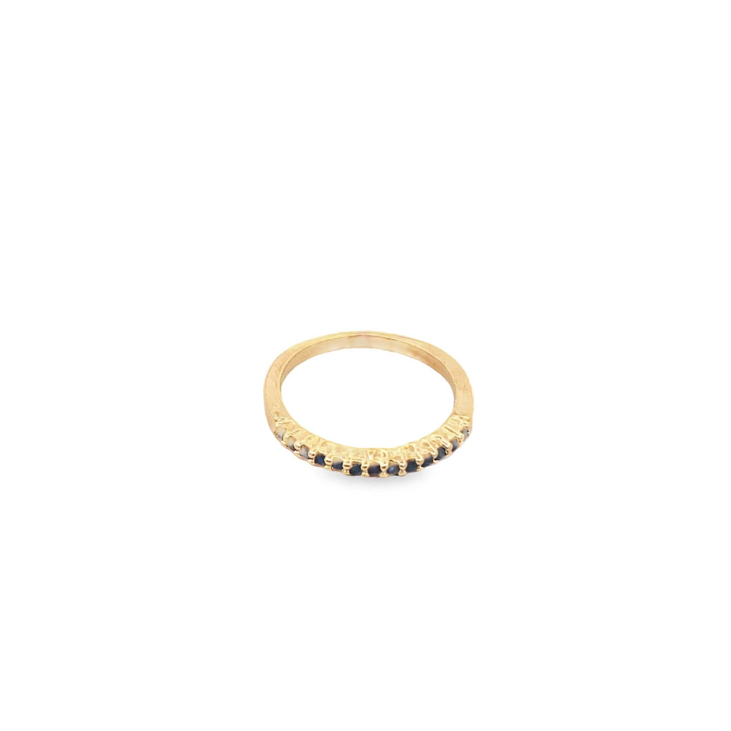 Slim Ring With CZ Stones (D47)