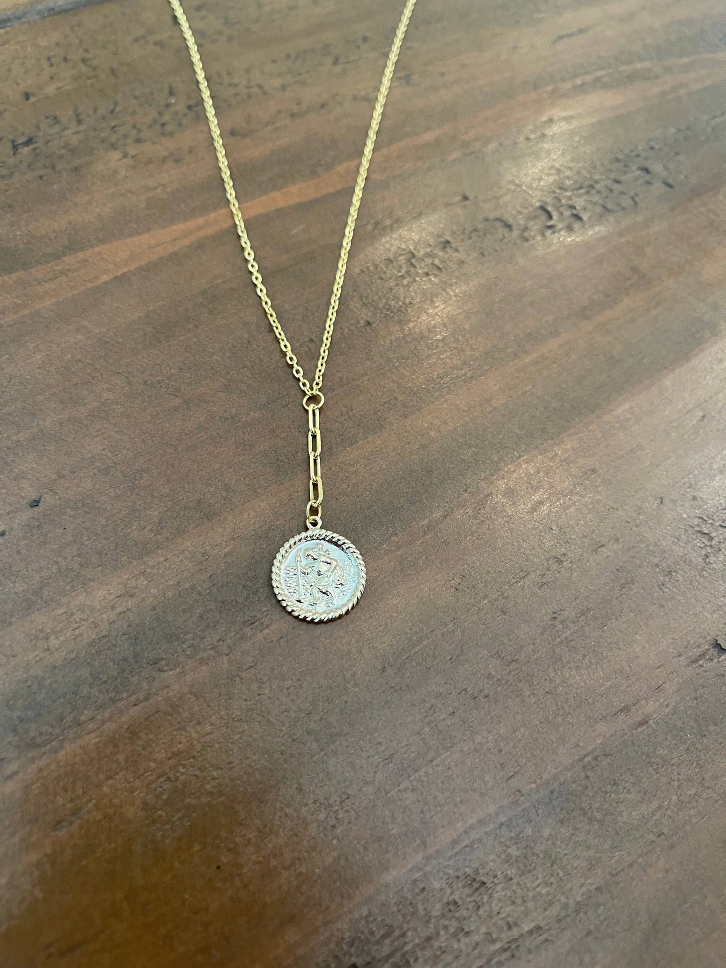 Traveler coin pendant