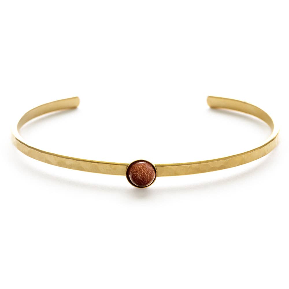 6mm Round Stone Cuffs