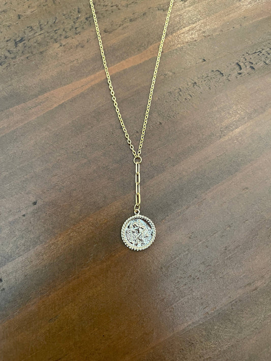 Traveler coin pendant